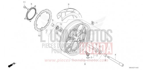 FRONT WHEEL NC750XAP de 2023